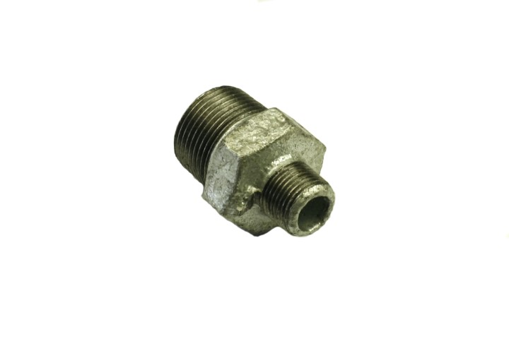 NIPPLE HEX GAL MAL 2-1/2 X 2 INCH 
