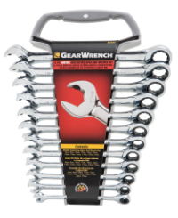 GEARWRENCH SET WR RAT OPEN END DUAL MET 12PC 