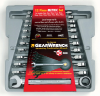 GEARWRENCH SET WR RAT COMB MET 12PC TRAY 