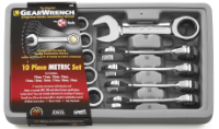 GEARWRENCH SET WR RAT COMB STBY MET 10PC 