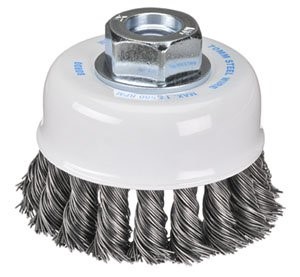 BORDO CUP BRUSH TWIST KNOT STEEL 90MM - 1R - M14 X 2.00 
