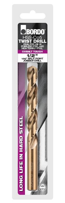 DRILL JOBBER HSS CARDED COBALT ( 0250) 1/4 ( PK 1) 