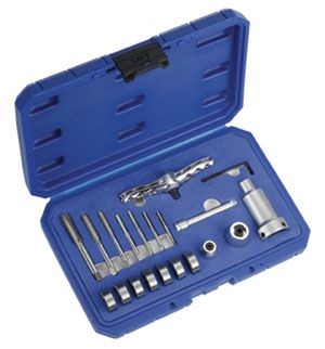 BORDO CHROME TAP & DIE SET MC WITH TAP & DIE RATCHET 