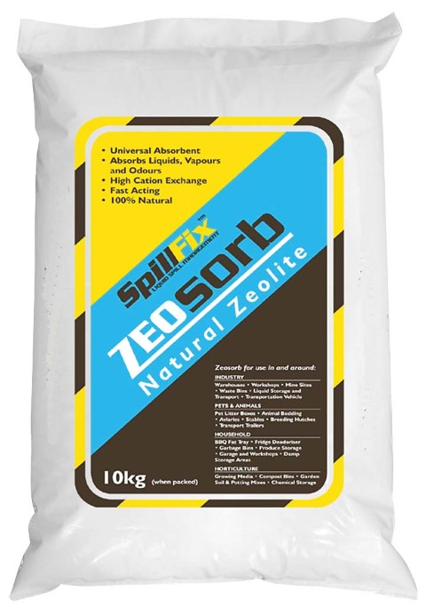 GARRICK NATURAL ZEOLITE ABSORBENT - 10 KG BAG 