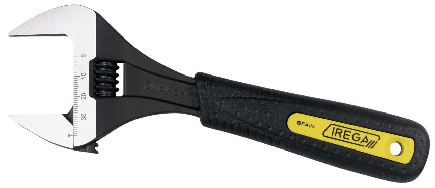 IREGA ADJ WRENCH SUPER WIDE OPENING - 6IN ( 150MM) - BULK 