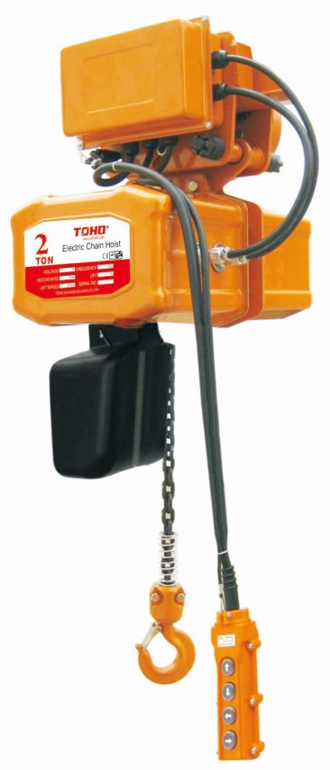 TOHO ELECTRIC CHAIN HOIST 2T/6M C/W ELECTRIC TROLLEY ( 240V)