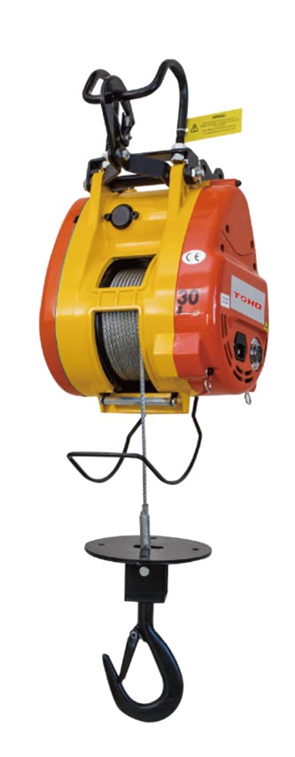 TOHO COMPACT WIRE ROPE ( BUILDERS) HOIST - 250KG CAPACITY