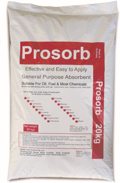 PROSORB ALL LIQUID FLOORSWEEP 40LTRS/BAG 