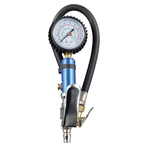 ITM TYRE INFLATOR GUN AUTO STYLE DIAL GAUGE 0-120PSI 