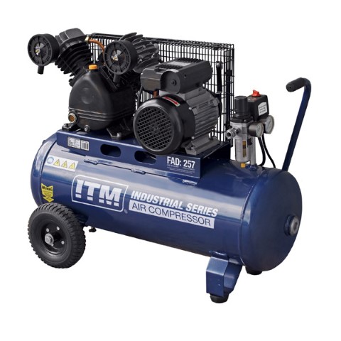 ITM AIR COMPRESSOR BELT DRIVE 2.5HP 60LTR FAD 257L/MIN 