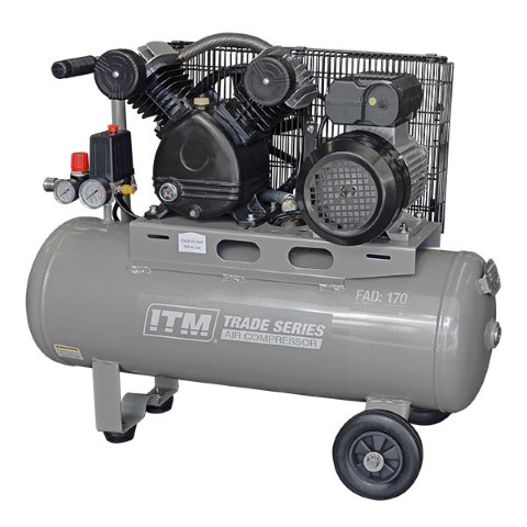 ITM AIR COMPRESSOR BELT DRIVE 2.2HP 50LTR FAD 170L/MIN 