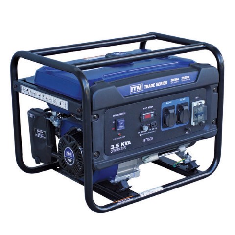 ITM GENERATOR 3.5KVA PETROL 2800 WATT PEAK RECOIL START 