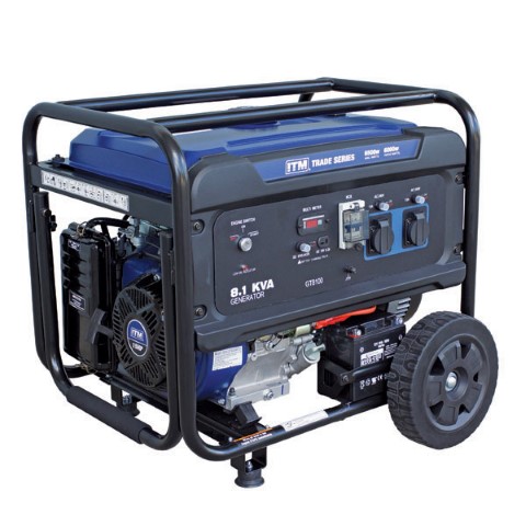 ITM GENERATOR 8.1KVA PETROL 6500 WATT PEAK ELECTRIC START 