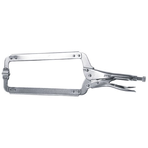 ITM LOCKING PLIER C CLAMP SWIVEL PAD 450MM 