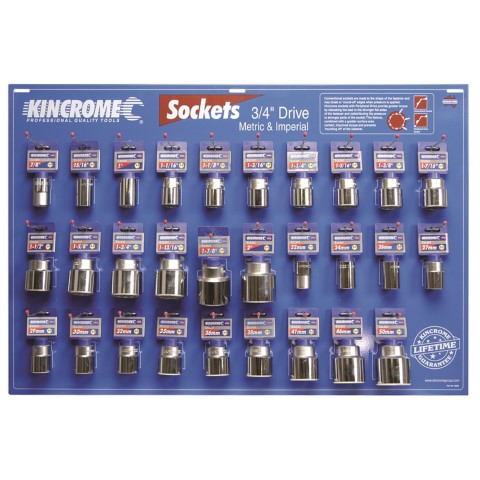KINCROME - M'DISER SOCKET 3/4 DVE 29PC 