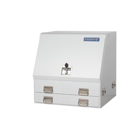 KINCROME UPRIGHT TRUCK BOX 2 DRW WHITE 