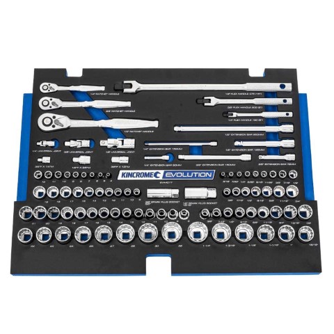 KINCROME EVA TRAY SOCKETS AND ACCESSORIES 92 PIECE 