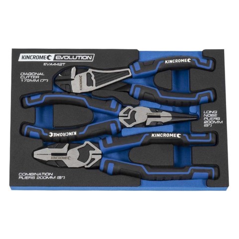 KINCROME EVA TRAY PLIERS 3 PIECE 