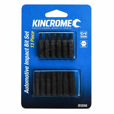 KINCROME IMPACT BITS 13 PCE  