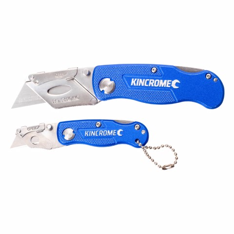 KINCROME FOLDING UTILITY KNIFE 2PSET 