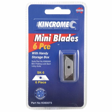 KINCROME REPLACEMENT MINI BLADE 6PC 