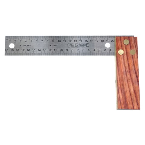 KINCROME TRY SQUARE HARDWOOD HANDLE 