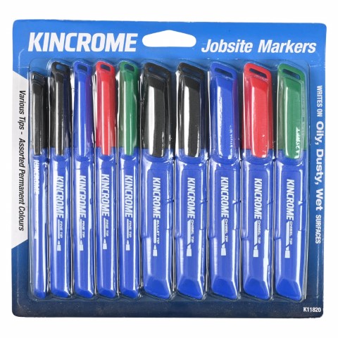 KINCROME MARKER STARTER PACK 10PC - MIX 