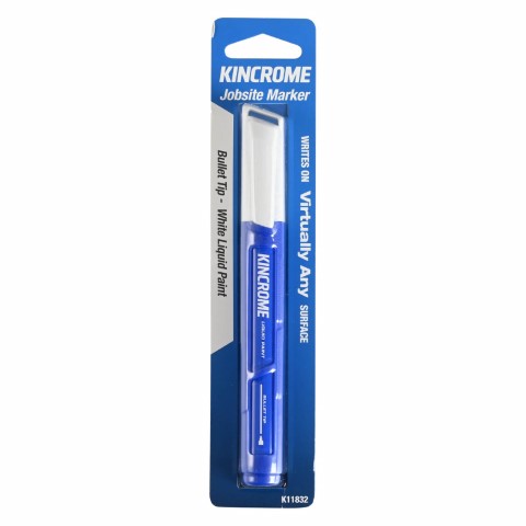 KINCROME PAINT MARKER BUL PT 1PC - WHT 