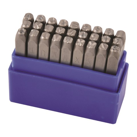 KINCROME LETTER STAMP SET 5MM 27PC 