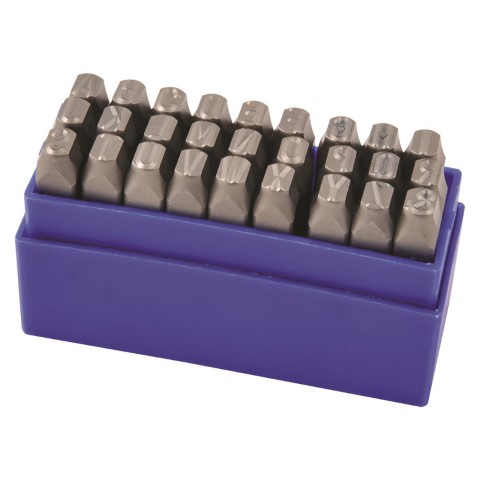 KINCROME LETTER STAMP 10MM 27PC 