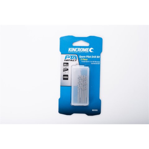 KINCROME COUNTERSINK DRILL BIT SET 3.6MM 5 PCE 