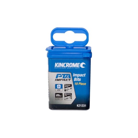 KINCROME - IMPACT BIT PH#2 25MM 10 PCK 
