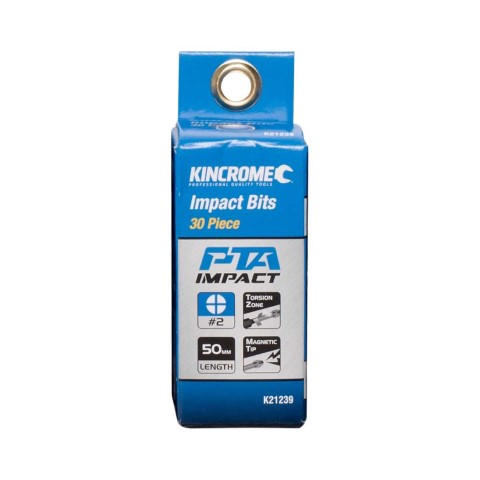 KINCROME IMPACT BIT PH#2 50MM 30 PCK 