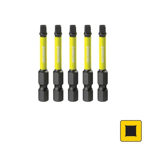 KINCROME - IMPACT BIT SQ#1 50MM 5 PCK 