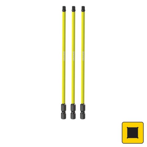 KINCROME - IMPACT BIT SQ#2 150MM 3 PCK 