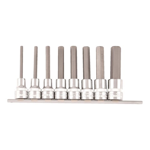 KINCROME BIT SOCKET HEX 1/2 8PC 