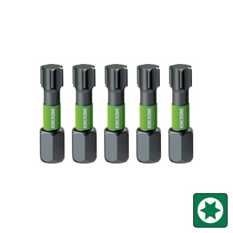 KINCROME - IMPACT BIT TORX T15 25MM 5 PCK 