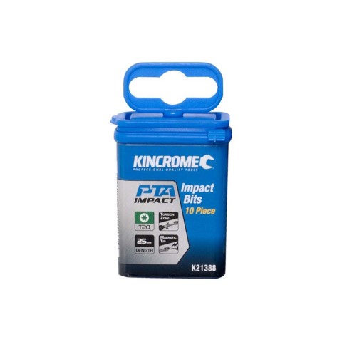 KINCROME - IMPACT BIT TORX T20 25MM 10PCK 