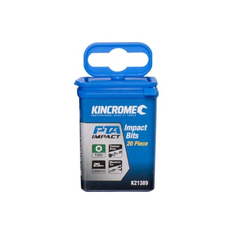 KINCROME IMPACT BIT TORX T20 25MM 20PCK 