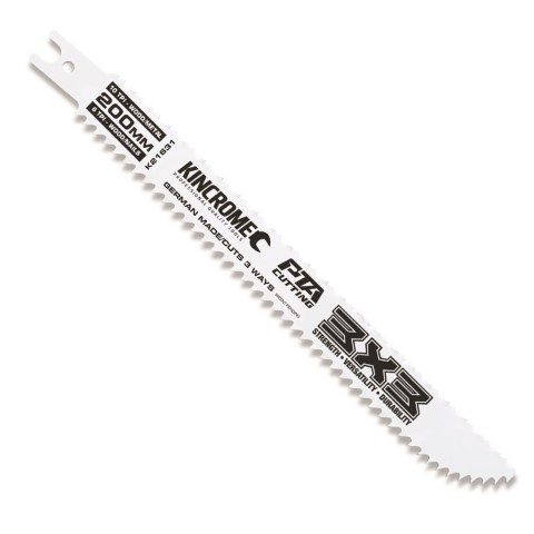 KINCROME RECIP BLADE 3X3 200 6-10TPI 