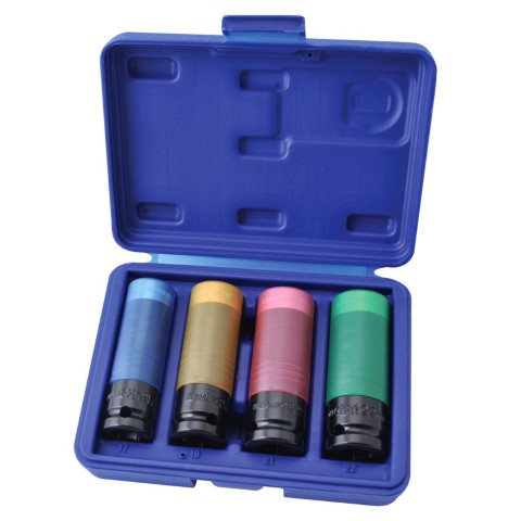 KINCROME 4P WHEEL NUT IMPACT SOCKET SET 