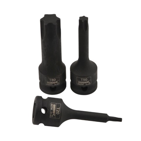SOCKET IMPACT TORX MALE 1/2 DRV - TX45 TORX 