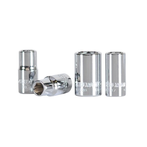KINCROME SOCKET 1/4'' DVE 5.5MM MIRROR POLISH 