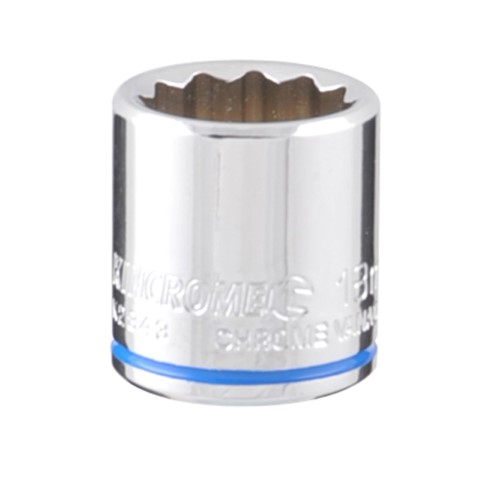 KINCROME SOCKET 3/8'' DVE 18MM MIRROR POLISH 