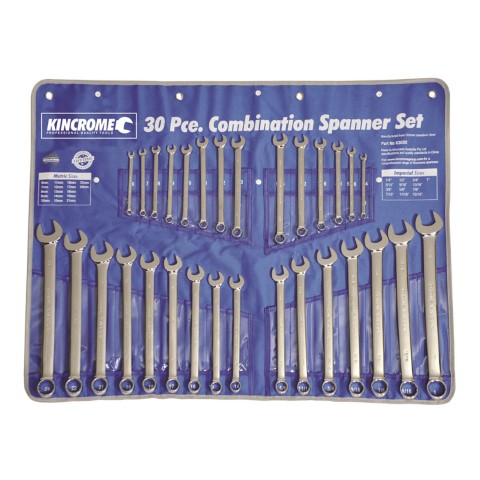 KINCROME KIN-30PCE COMBO SPAN SET AF/MET 