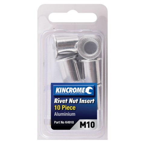 KINCROME RIVNUT ALUMINIUM M10 10 PIECE 