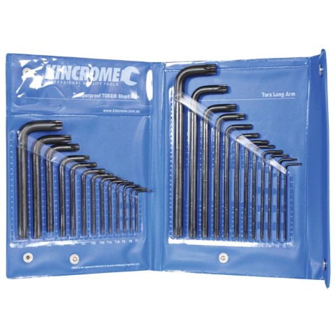 KINCROME 25PCE T'PROOF & TORX SET 