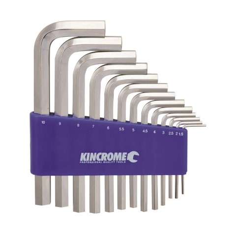 KINCROME 13PCE HEX KEY SET MET  