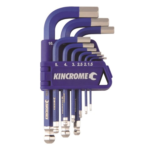 KINCROME KEY WRENCH SET 9PCE MET SHORT 