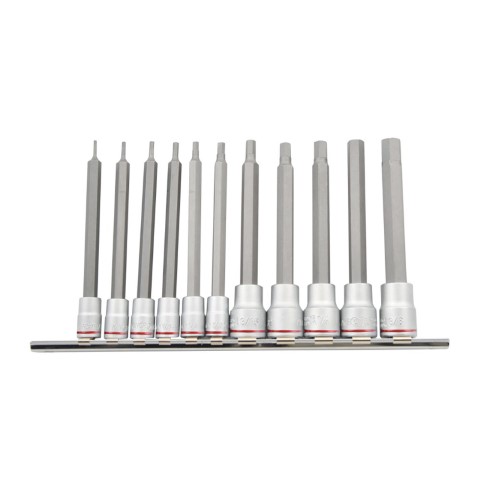 KINCROME HEX SOCKET SET 11PC AF 100MM 
